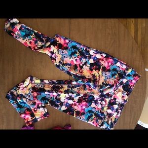 Floral leggings